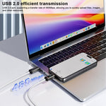Verilux Type C Charging Cable for iPhone 15 with 240W PD and LCD Display | 6.6ft Data Sync