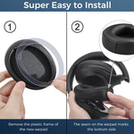 ZORBES® Replacement Earpads for Sony WH-XB900N WH-CH710N CH720N Bluetooth Headphones Noise Reduction PU Soft Earpads Replacement, One Pair