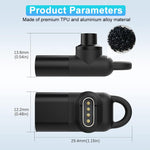 ZORBES® USB C to Garmin Adapter Garmin Charging Cable to Type C Adapter Universal Garmin Charging Cable Adapter Compatible with Garmin Fenix 7/7S/7X/6/6S/6X/5/5S/5X/Forerunner 245/255/Vivoactive 3/4