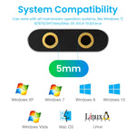 Verilux USB C to 3.5mm Jack Audio Adapter for Gaming and Calls featuring Dual Splitter Design