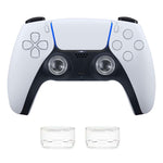 ZORBES® 2Pcs Clear Thumb Grips, Anti-Slip Controller Accessories, Silicone Game Joystick Caps for Enhanced Grip, Precision Thumb Grips for Gaming Consoles and Controllers