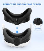Verilux Silicone Cover Set for Oculus Quest 3 with 7 pcs full VR protection | includes controller grips and breathable face cover