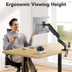 Verilux® Desk Monitor MountAluminum Alloy Monitor Arm Desk Mount with Flexible Arm 360° Rotatable Monitor Screen Mount Screw-Mount Single Monitor Mount for 1332 Screens up to 22 lbs