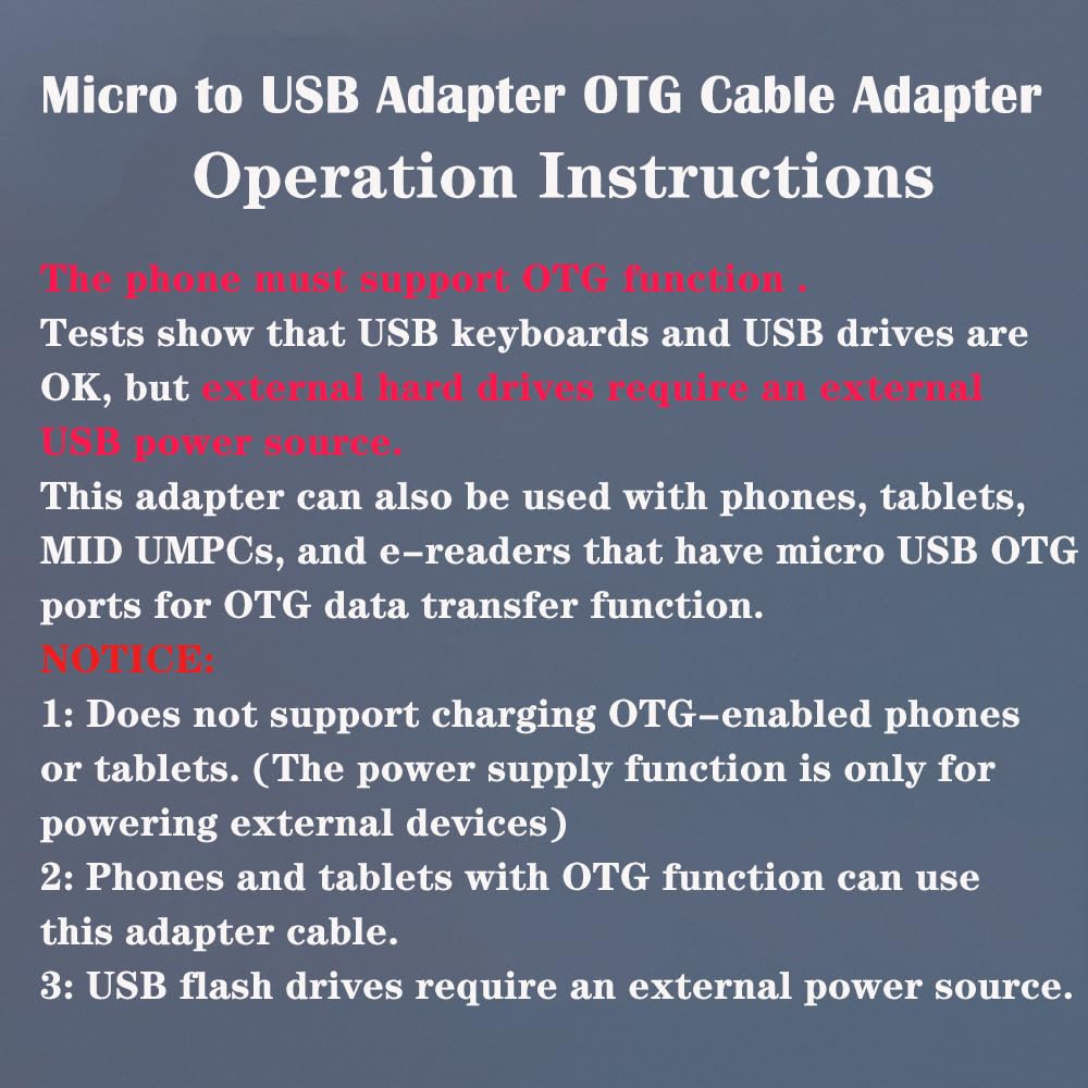 Verilux Micro USB OTG Adapter for Fire TV Stick 4K and Android Devices featuring 90 Degree Angle 2 PCS | Streamline Setup and Power USB Peripherals
