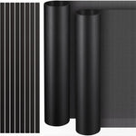 ZORBES® 40x30cm Desktop Tower Mesh Screen, 2Pcs PVC Screen Net Dustproof Net for Computer Chassis, Dust Protection, Ventilation & Bug Preventation, with Adhesive Magnetic Strips