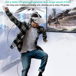 Verilux VR Headsets for Mobile Link Cable featuring 16.8ft length and right angle Type C connector | nylon braided design for smooth PC gaming