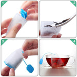 Zeitel® 4Pcs Silicone Tea Infuser with 4.7 inches Line BPA Free