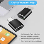 Verilux Mouse Jiggler with 3 Jiggle Modes for Telecommuting | Undetectable USB C Device
