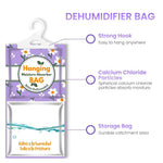 Serplex® 10pcs Moisture Absorber, Hanging Closet Dehumidifier Bags, Humidity Packs, 100g Dehumidifier Bags for Closet, Hanging Humidity Absorber in Wardrobes, Bedrooms, Bathrooms