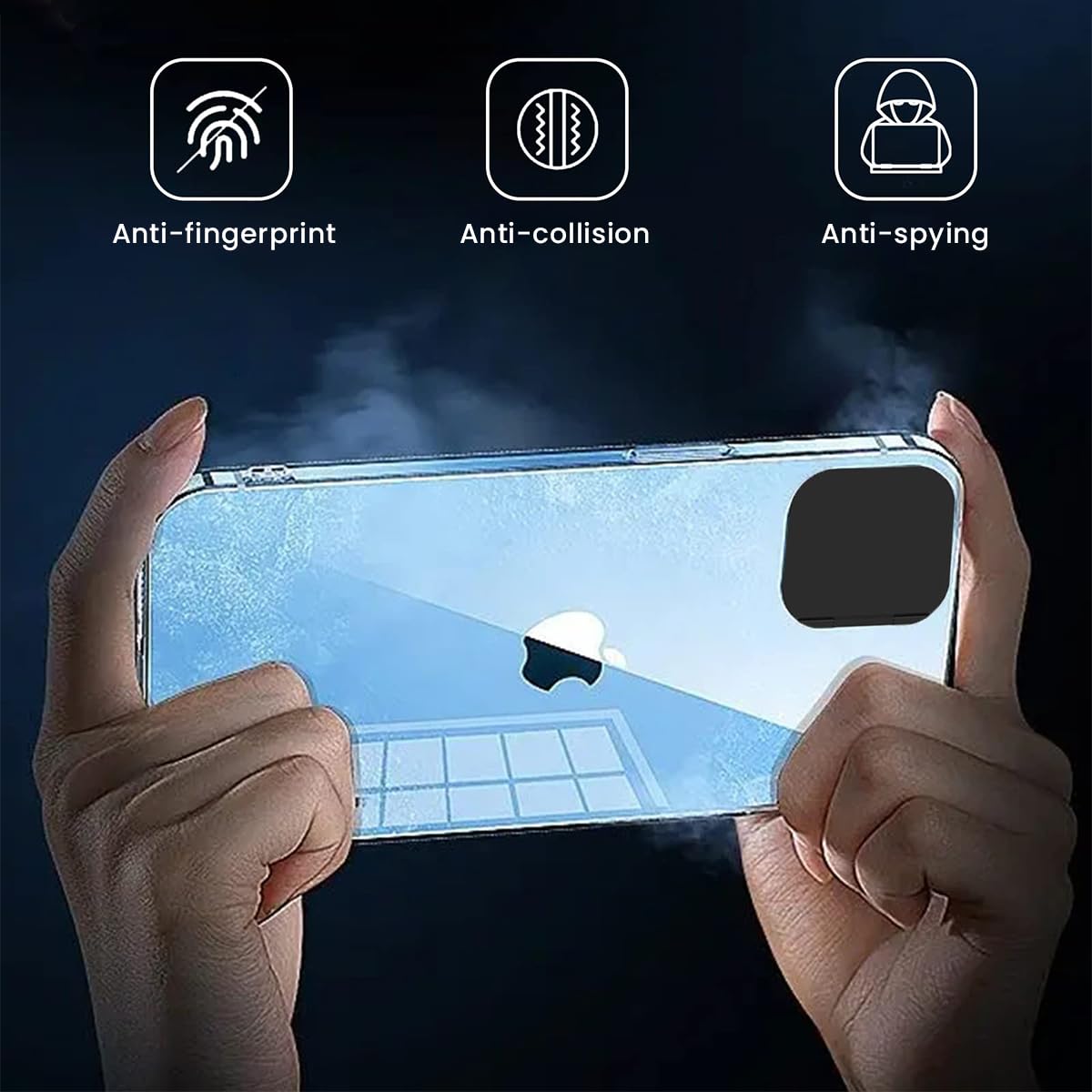 ZORBES® Camera Cover for iPhone 15 Pro/iPhone 15 Pro Max Self Adhesive Camera Cover with Flip Lid Anti-Scratch Camera Cover for iPhone 15 Pro/iPhone 15 Pro Max