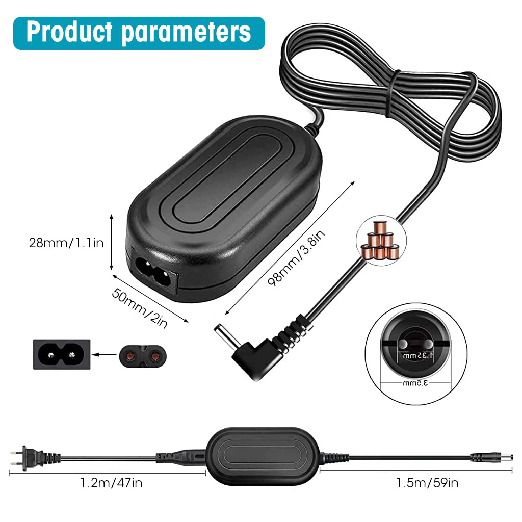 ZORBES® ACK-E10 Continuous Power Supply LP-E10 Camera Dummy Battery