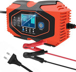 Verilux Car Battery Charger for Cars and Motorcycles featuring Smart 6A 12V 3A 24V Power