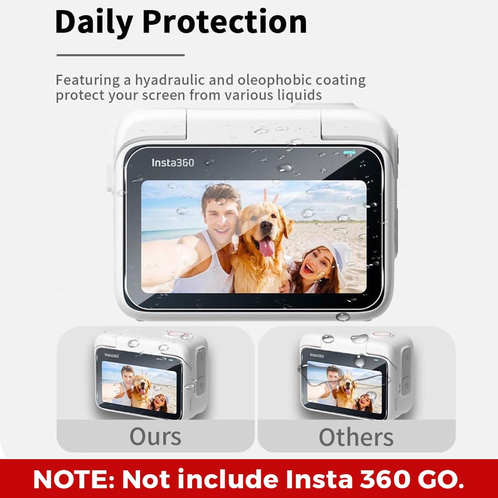 ZORBES® 2 Set Screen Protector Camera Lens Protector for Insta 360 GO 3
