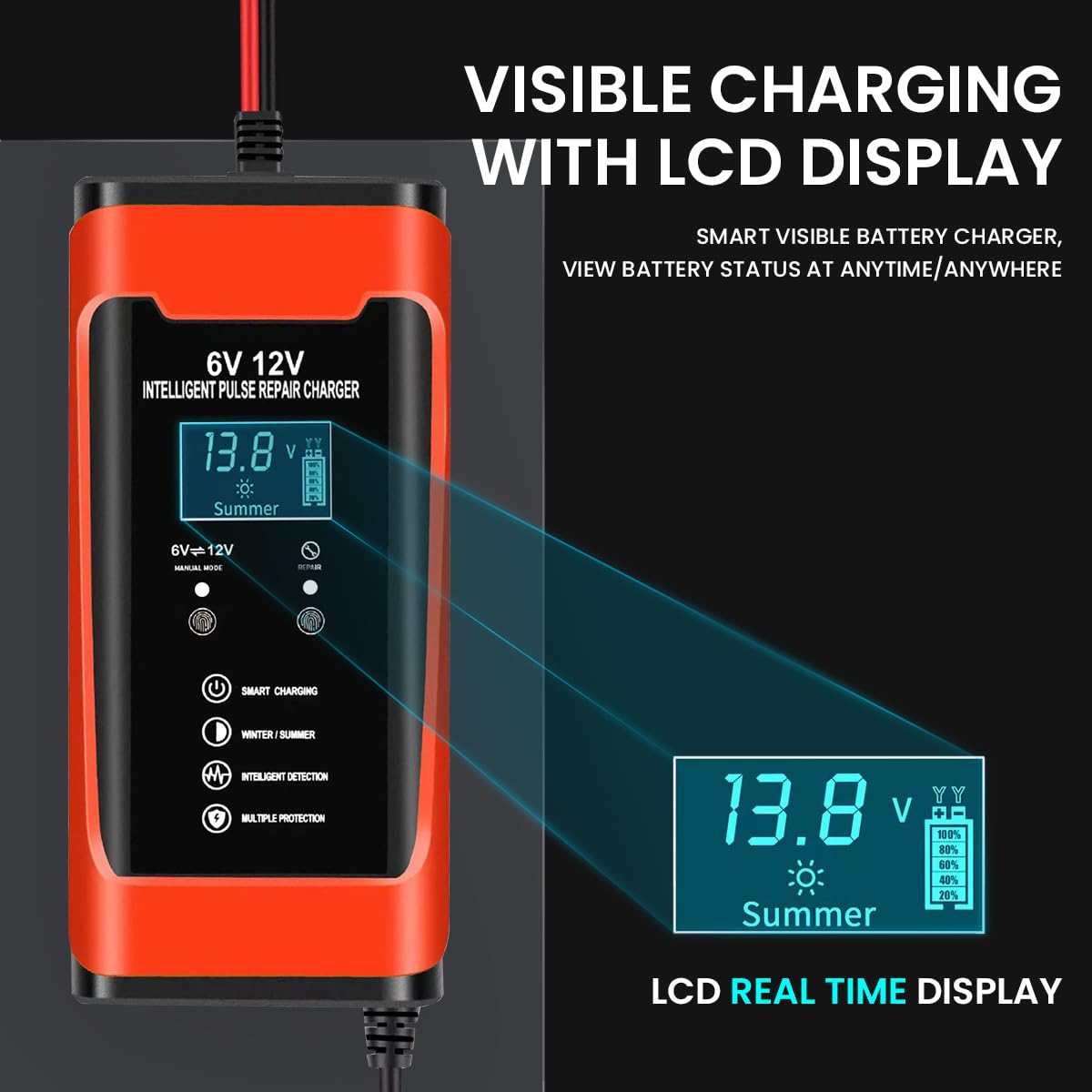 Verilux® 2024 6A 12V Automatic Car Battery Charge