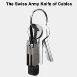 Verilux 6 in 1 Type C Charging Cable for iPhone and Android with 100W PD | Magnetic Foldable Zinc Alloy Design