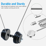 ZORBES® For Apple Watch Charger 2-In-1 Smart Watch Charger For Apple Watch Se/6/5/4/3/2/1&For Iphone 14/13/12/11/Pro/Max/Xr/Xs/X/Airpods Series For Apple Watch Charger Cable Charging,3.3Ft,Silver