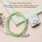 Verilux Charger Protector Set for iPhone 20W 30W | 8PCS Cover with Cable Coil Sleeve