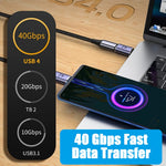 Magnetic Type C Adapter USB 4.0