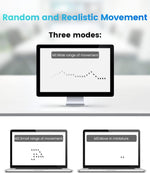 Verilux Mouse Jiggler 2PCS for Work and Gaming with 3 Auto Modes & Memory Recall | Plug-and-Play