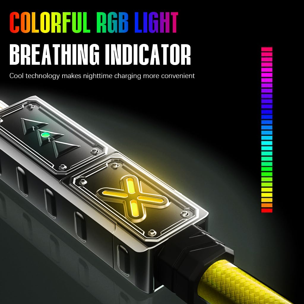 Verilux 4 in 1 Type C Cable for Fast Charging with E Marker Chip and 4.9ft Braided Design