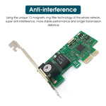 Verilux Gigabit PCI Express Network Adapter with 10/100/1000 Mbps RJ45 Port for Windows PCs