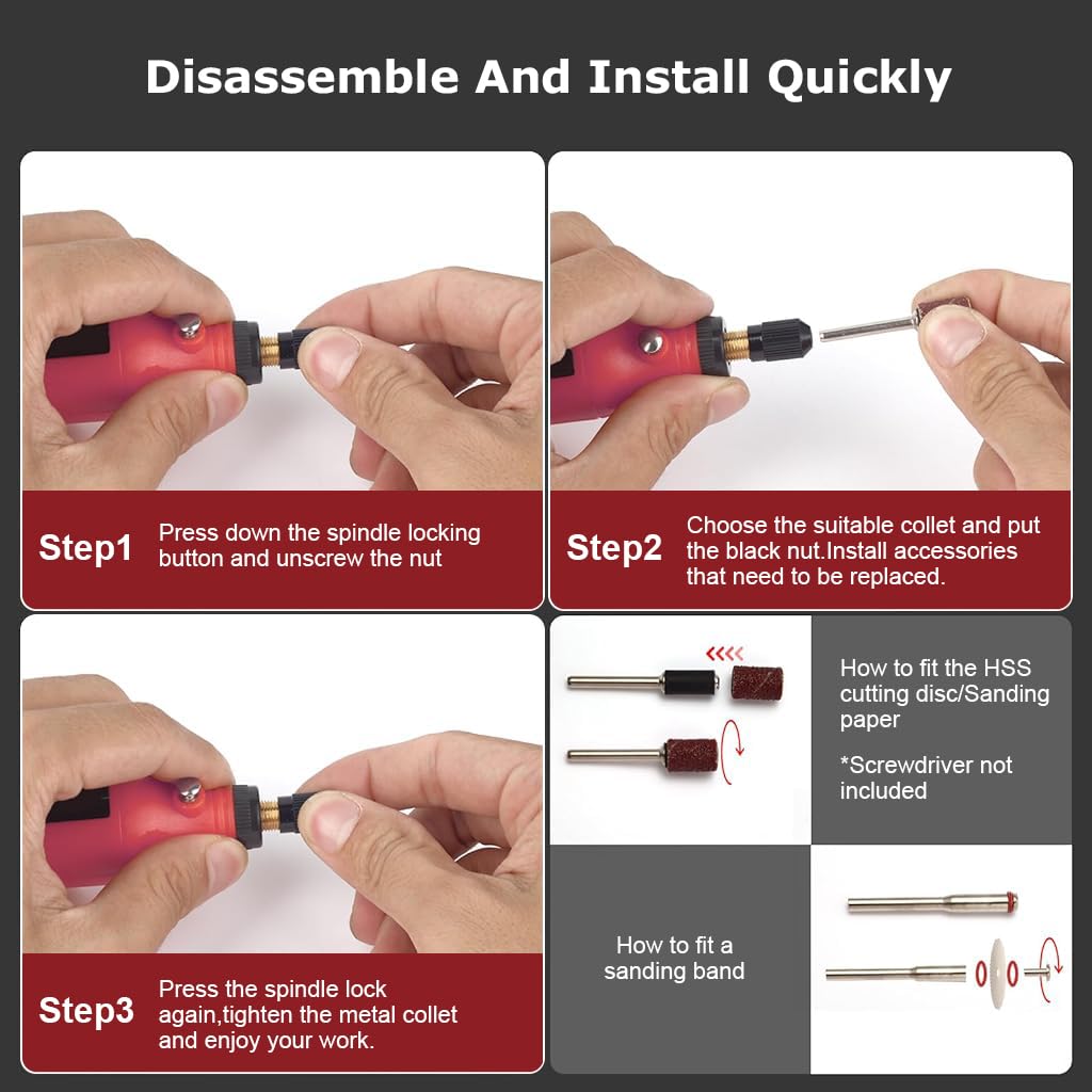 Verilux® Mini Drill Machine Tool Kit