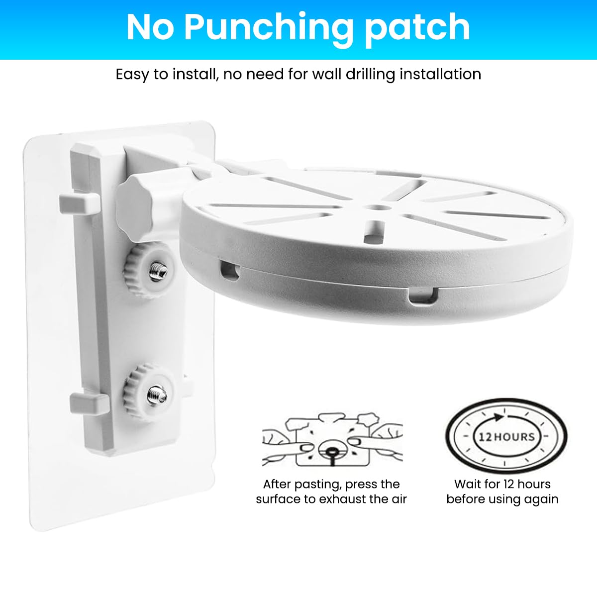 ZORBES Security Camera Wall Mount for Indoor and Outdoor Use with Adjustable Stand | 2PCS