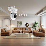 ZORBES Security Camera Wall Mount for Indoor and Outdoor Use with Adjustable Stand | 2PCS