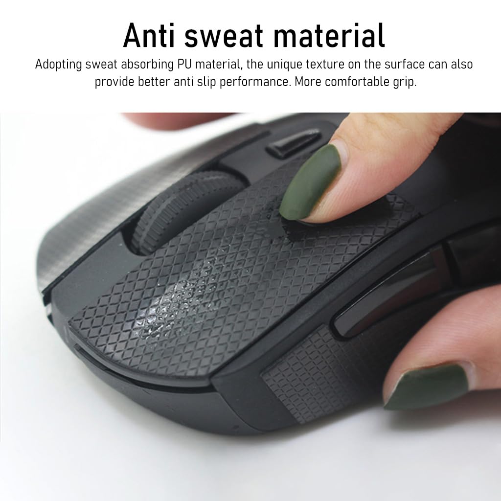 Verilux® Mouse Grip Tape for Razer Viper Mini Ultralight Gaming Mouse Anti Slip