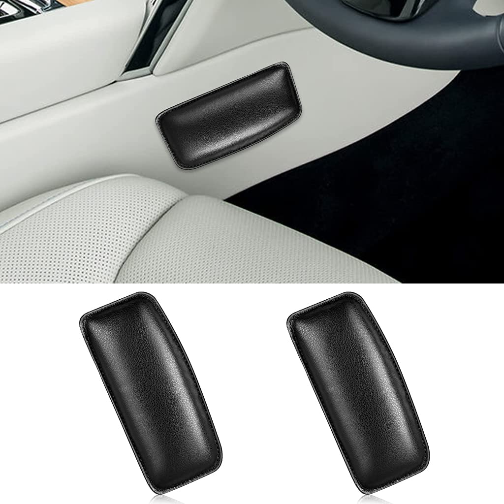 STHIRA® 2 Pack Car Knee Pad, Auto Center Console Side Knee Leg Armrest Elbow Cushion Soft Pad, Elastic Thigh Support Comfort Pillow Foot Knee Pain Relief Leaning Pad Car Interior Accessories