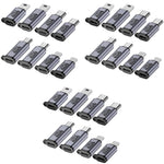 Verilux USB OTG Connector Set for iPhone 16 15 and Galaxy S25 S24 S23 featuring 24PCS Adapters