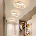 Verilux® 22 W Warm White Modern Acrylic Square LED Ceiling Lamp for Hallway,Office,Bedroom,Kitchen & Living Room Ceiling Light 3000 K Round