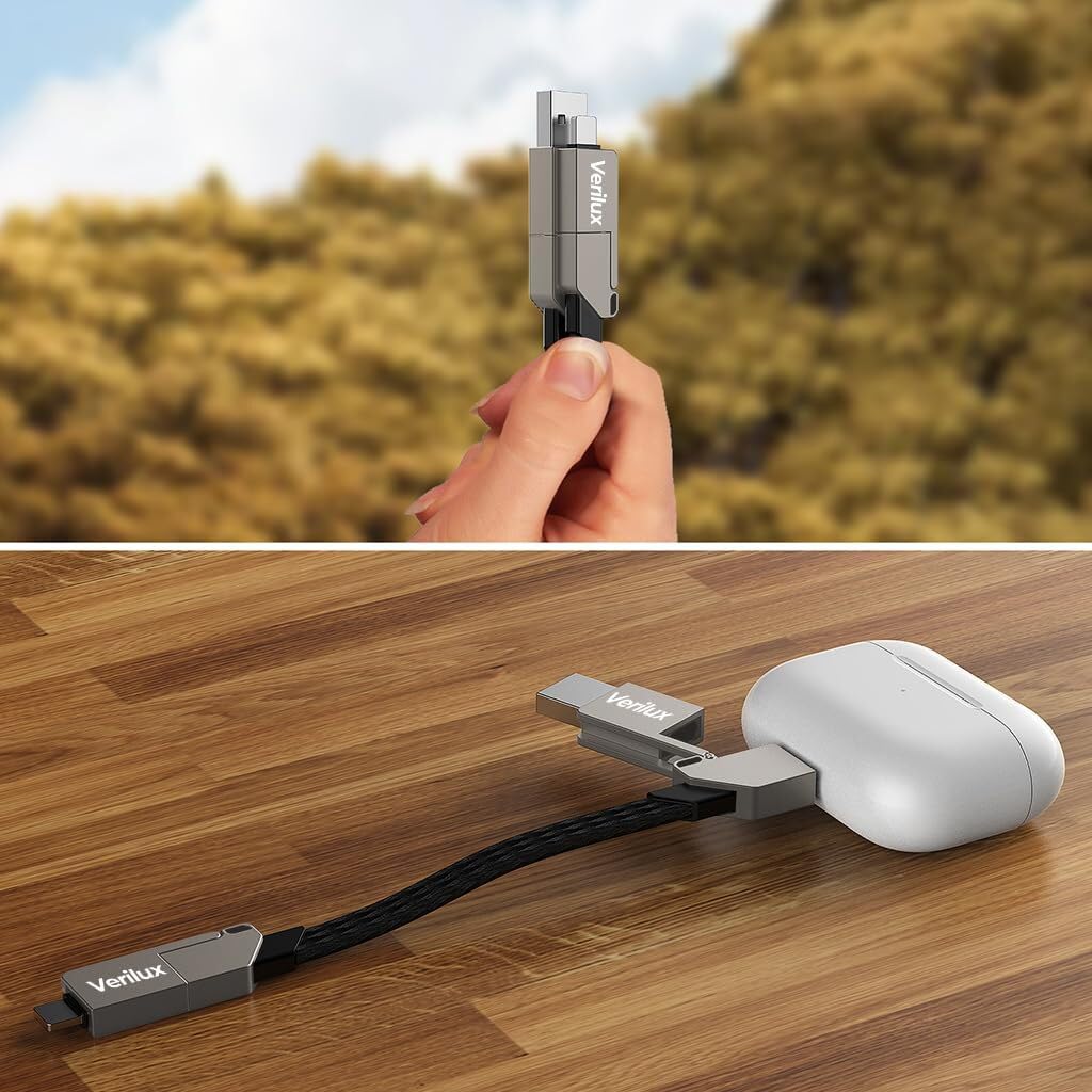 4 in 1 USB/Type C to USB C/Light- ning Charging Cable