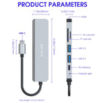 Verilux USB C HUB-6 IN 1 HC-74C