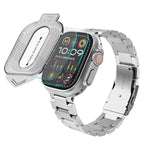 ZORBES® 2 Pack Tempered Glass Screen Protector with Auto-alignment Installation Frame Compatible with Apple Watch Ultra 2 / Ultra 49mm, Waterproof HD Film