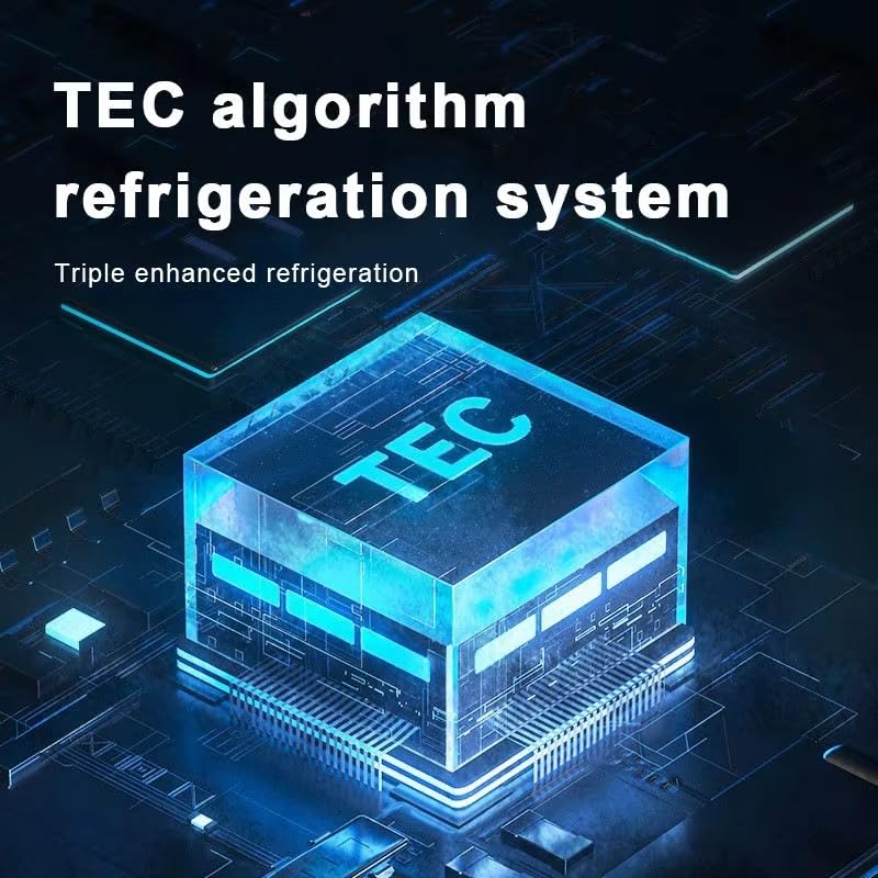 ZORBES® Phone Cooler with Detachable Clips Fan-Based Cooling for Mobile Magnetic RGB Gaming Rapid Cooling for Livestreaming Plug and Go 2PCS