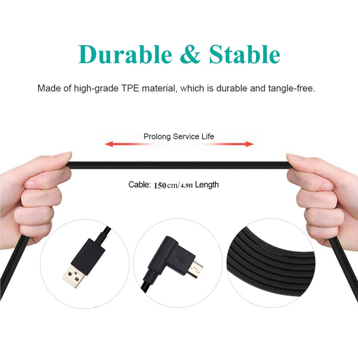 ZORBES® 1.5m USB Cable for Wacom Tablet Tablet Compatible with Wacom-Intuos CTL480 CTL490 CTL690 CTH480 CTH490 CTH680 CTH690 & Wacom Bamboo CTL470 CTL471 CTL472 CTL671 CTL672 CTL680,Black