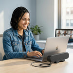 ZORBES Clip-On Speaker for Desktop PC