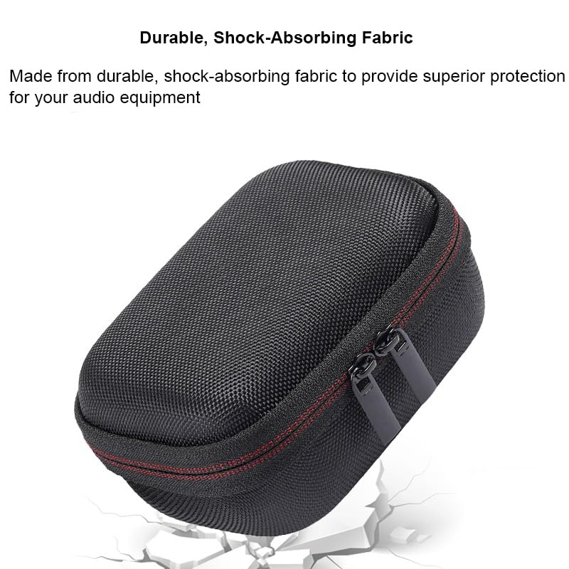 ZORBES® Compatible with JBL Go 5 Bluetooth Speaker Travel Case, Hard Shell Waterproof Storage Bag with Soft Plush Lining Anti-Scratch Protective Carrying Case for JBL Go 5 Speaker & Accessories