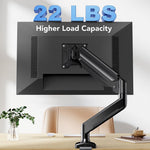Verilux® Desk Monitor MountAluminum Alloy Monitor Arm Desk Mount with Flexible Arm 360° Rotatable Monitor Screen Mount Screw-Mount Single Monitor Mount for 1332 Screens up to 22 lbs