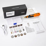 Verilux® 90PCS Mini Cordless Drill Machine 900Ah USB Rechargeable 3 Speed Small for Craft Eng