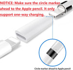 ZORBES® Charger Adapter for Apple Pencil 1st Gen, Female to Female Charging Connector for iPad Pen 1st Gen, Charging Adapter for Apple Pencil 1st Gen, Only 1 Adapter Included