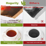 Zeitel® Coffee Filter Paper for Brewing Coffee 100 Counts Natural Unbleached Coffee Wedge-Shaped Filter Paper Disposable Coffee Filters Paper Fit for Drip Coffee