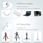 Verilux Ring Light for Video Conferences and Makeup featuring 10 in Design | Adjustable 3200–5500K Dimmable LED