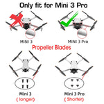 Verilux Mini 3 Pro Propeller Set for DJI Drone with Screwdriver & 12 Screws | Lightweight PC Blades 8pcs