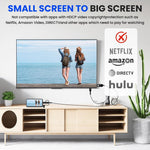 Verilux 3 in 1 USB to HDMI Cable for iPhone and Android 2M 2K@60Hz | Plug and Play Screen Mirroring