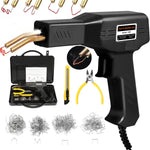 Serplex® 50W Plastic Welder, Welding Machine Hot Stapler Kit, Plastic Welder Gun Kit, Car Bumper Repair Kit, Plastic Repair Kit with Staples, Portable Toolbox, for Bumper/Kayak/Plastic Product Repairs