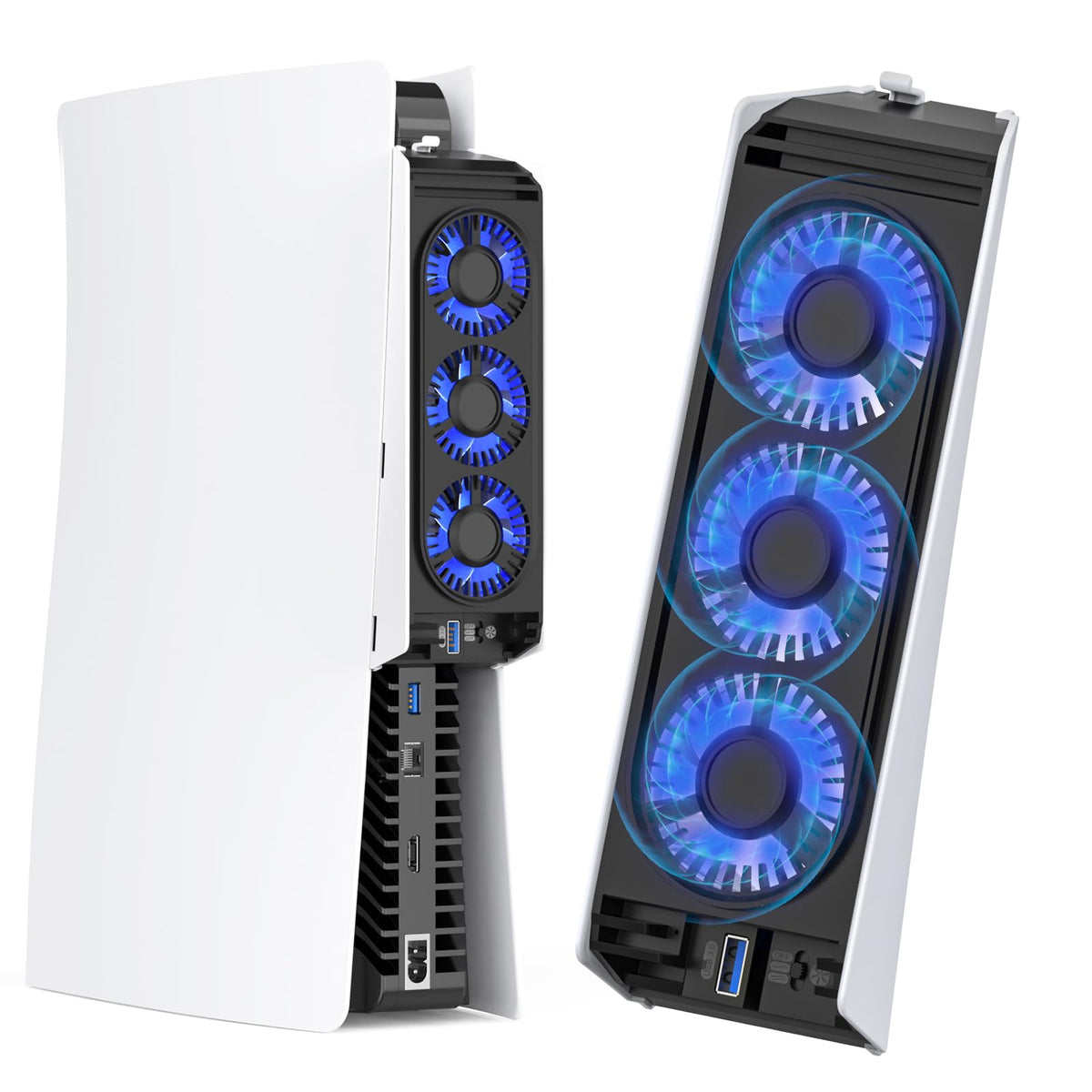 ZORBES® for PS5 Cooling Fan with Led Light,Quiet for PS5 Fan Cooling