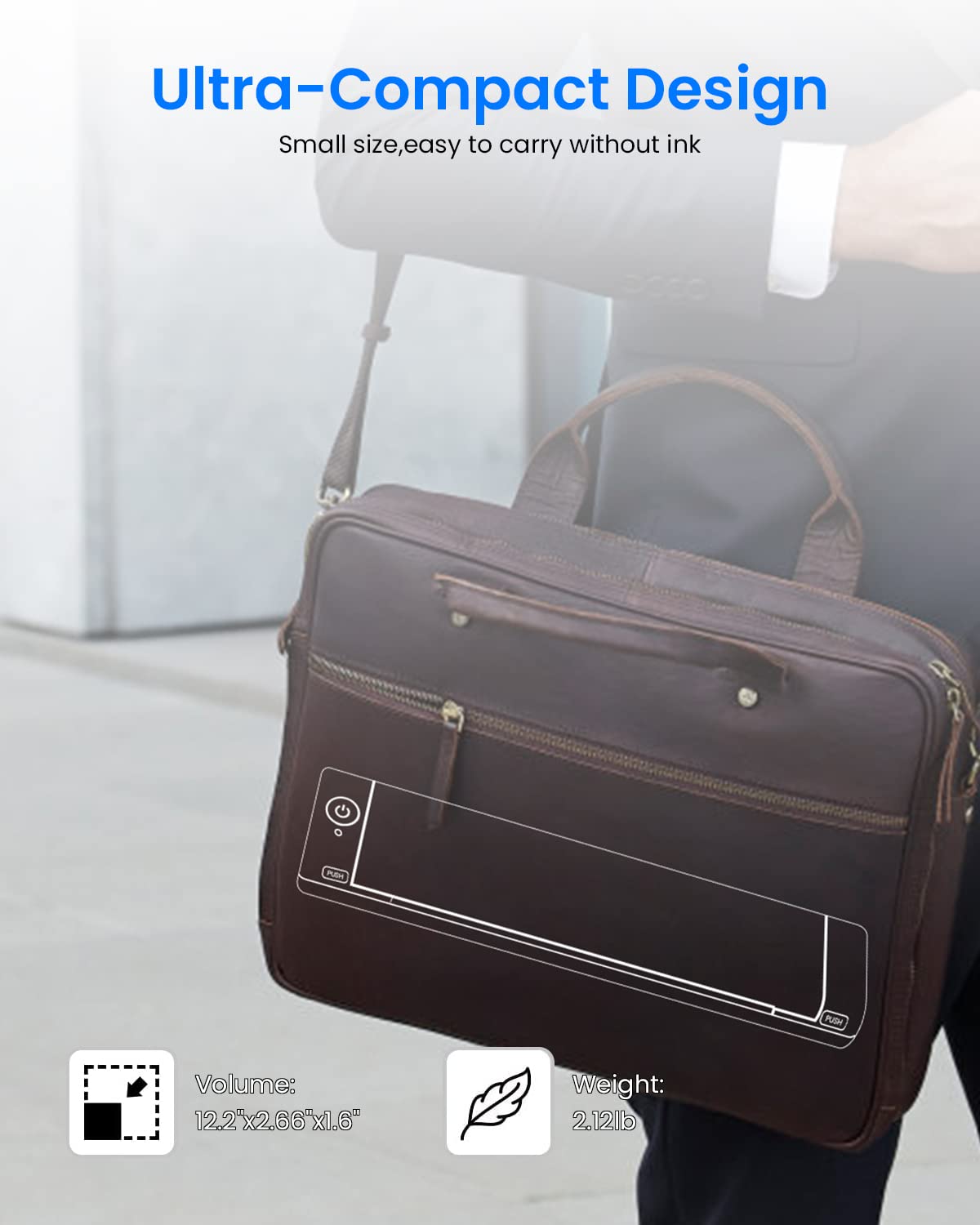 ZORBES® Portable Printer Wireless