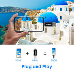 Verilux Pendrive 64GB Flash Drive with USB 3.0 and Type C Dual Interface for Laptop | OTG Data Transfer